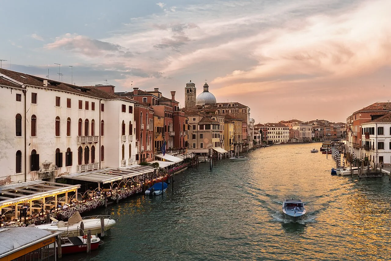 The Grand Canal in Venice, photographed by Mustang Joe in 2016